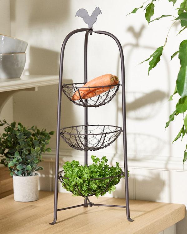 dibor Rooster Standing Veg Rack