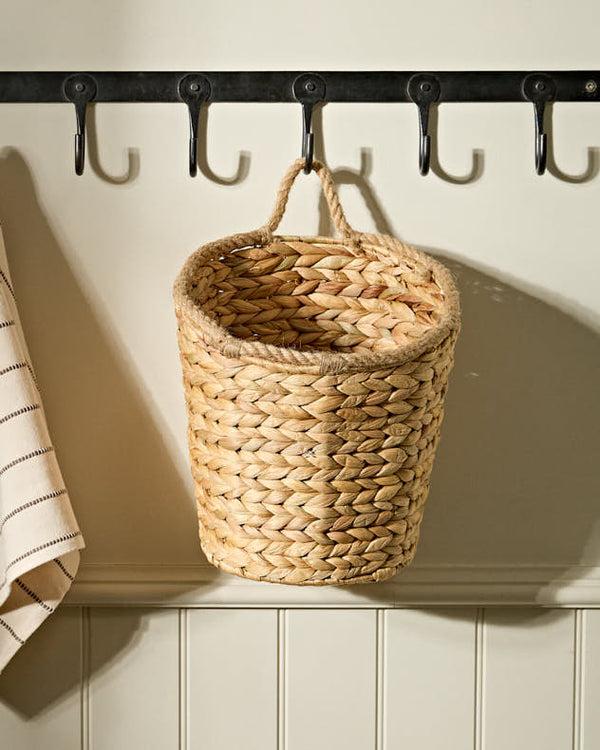Dibor Rope Finish Hyacinth Wall Baskets