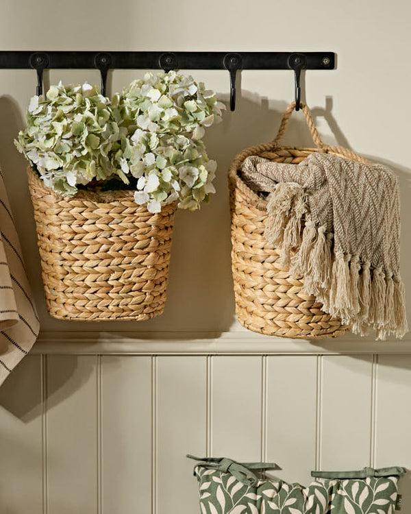 dibor Rope Finish Hyacinth Wall Baskets