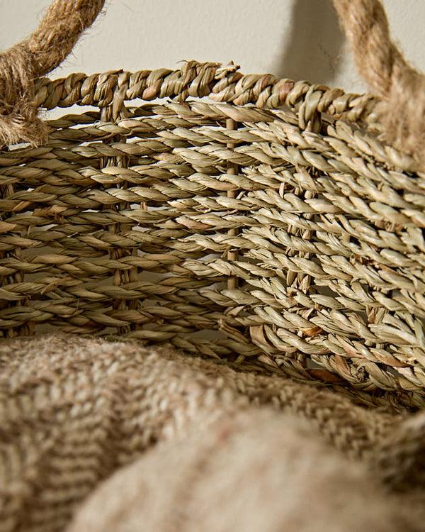 Dibor Rope Finish Seagrass Wall Baskets