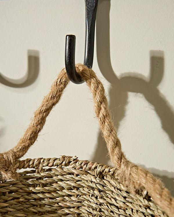 Dibor Rope Finish Seagrass Wall Baskets