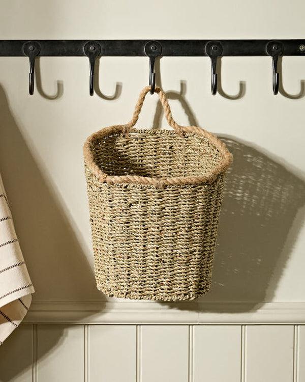 dibor Rope Finish Seagrass Wall Baskets