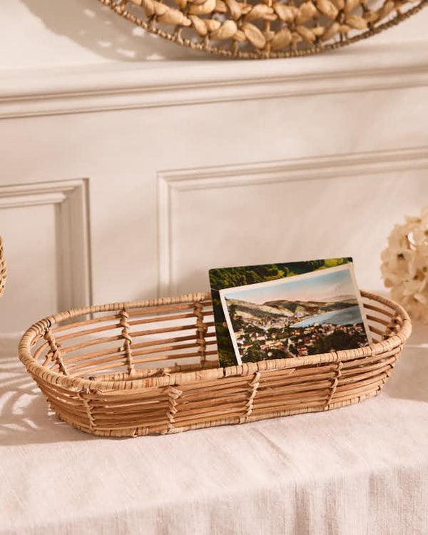 dibor Roscoe Long Rattan Basket
