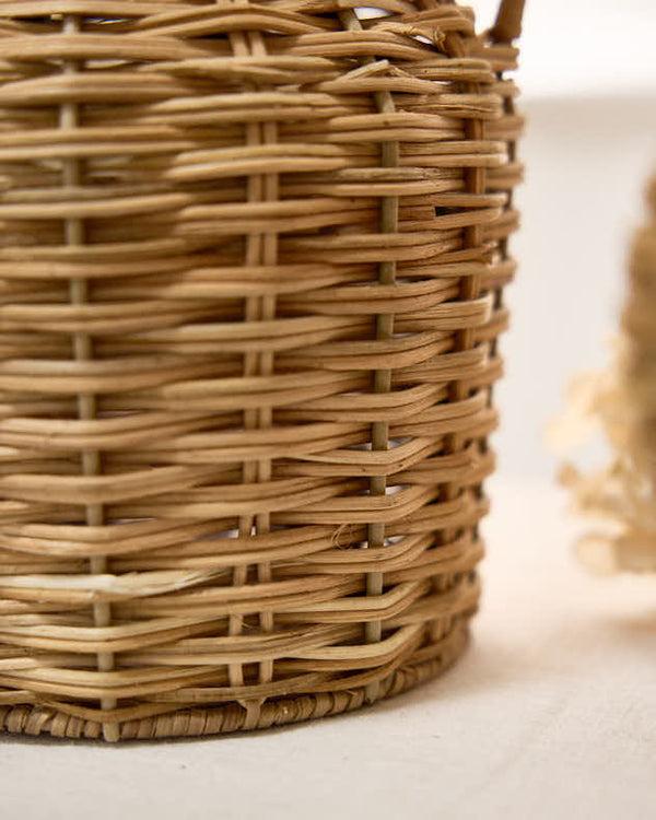 Dibor Roscoe Rattan Urn Vase