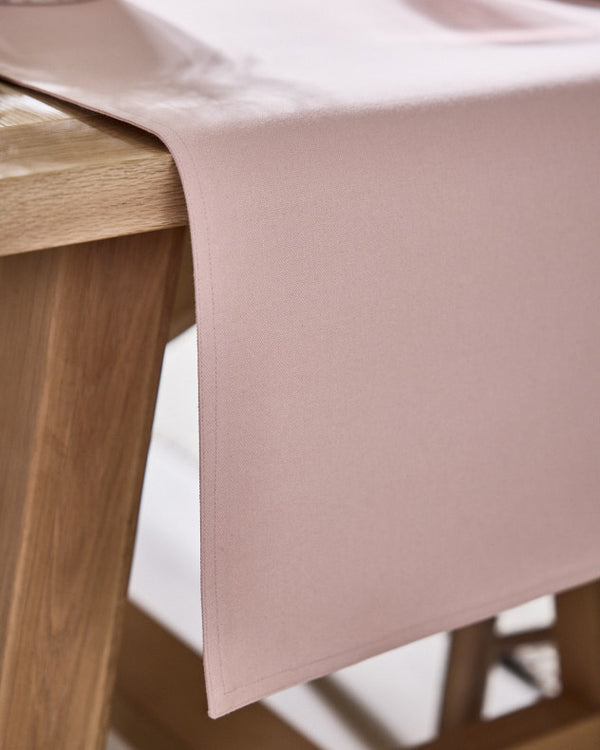 Dibor Rose Blush Cotton Table Runner