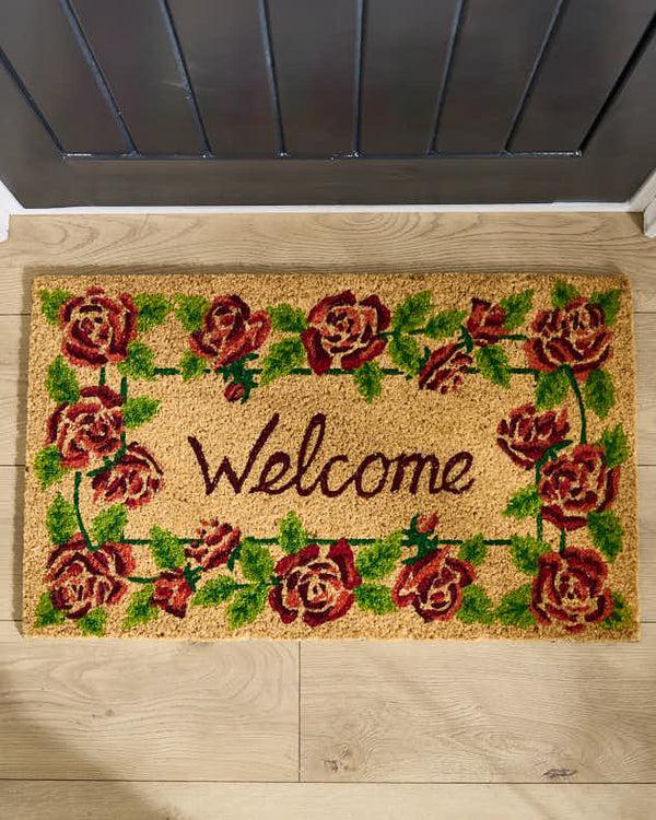 Dibor Rose Garden Welcome Doormat