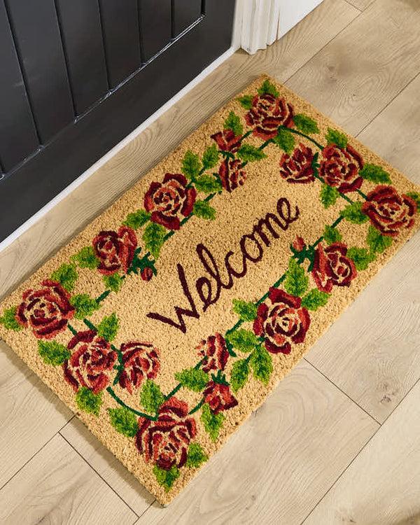 dibor Rose Garden Welcome Doormat