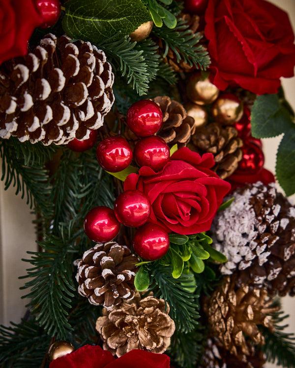 Dibor Rosebrook Pine Wreath 60cm