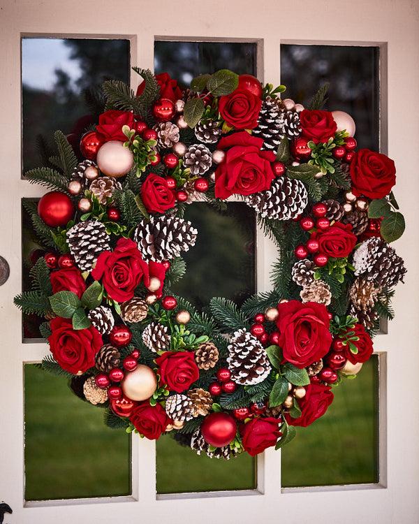 dibor Rosebrook Pine Wreath 60cm