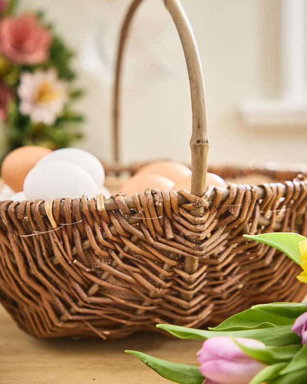 Dibor Round Willow Trug Basket