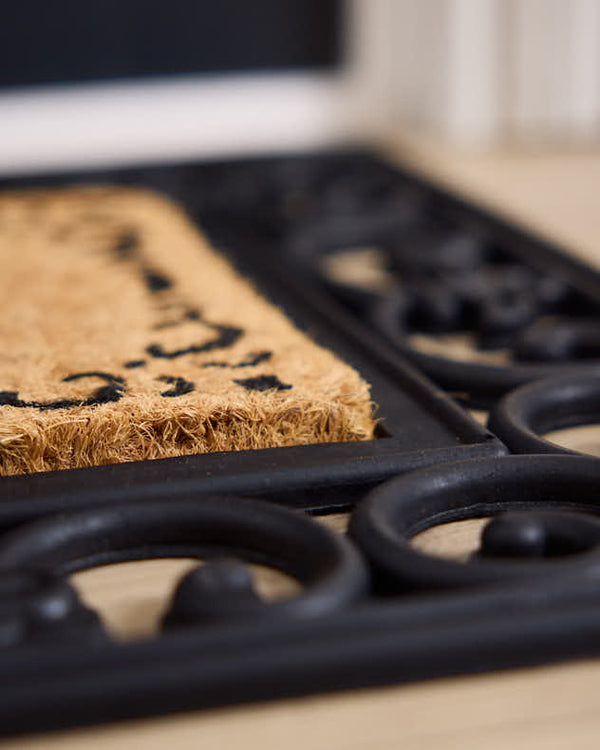 Dibor Rubber Backed Scrolled Doormat