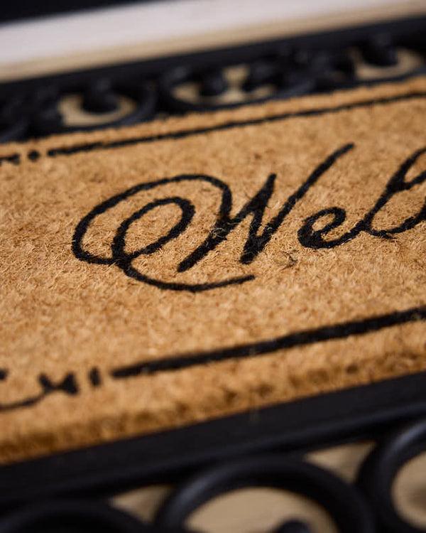 Dibor Rubber Backed Scrolled Doormat