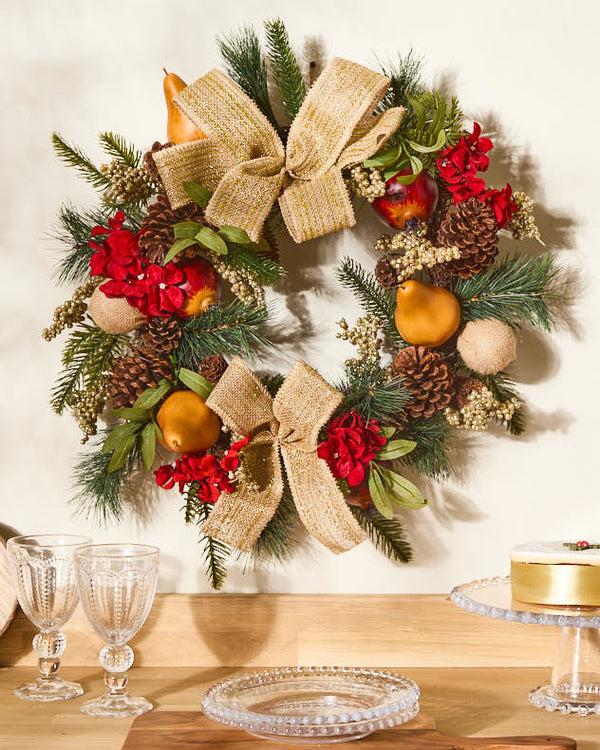 dibor Ruskin Autumn Fruits Wreath 48cm