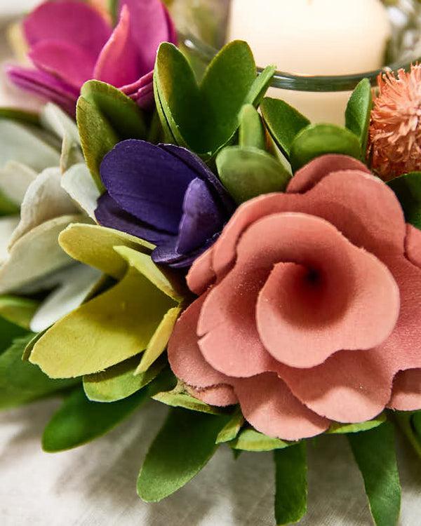 Dibor S/2 Camerton Floral Candle Holders