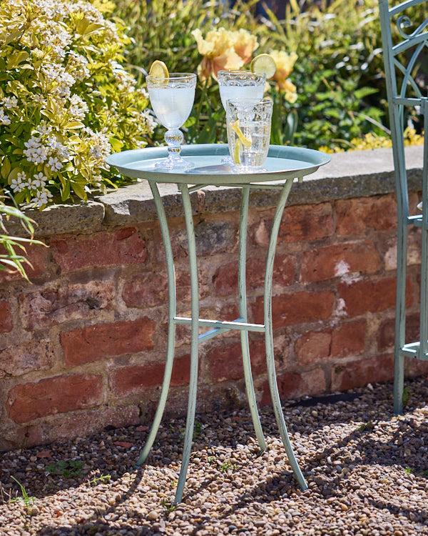 dibor Sage Green Folding Butler Tray Table