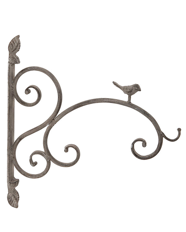 Dibor Scrolled Bird Garden Wall Bracket