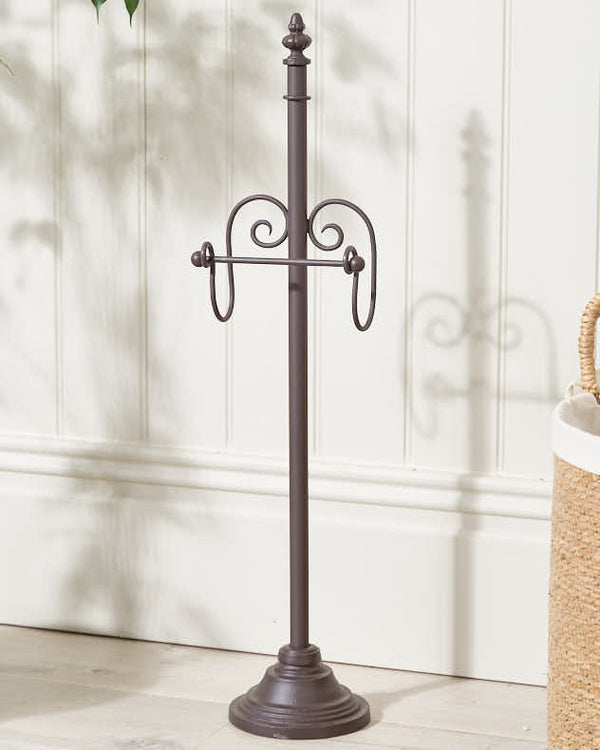 Dibor Scrolled Freestanding Toilet Roll Holder
