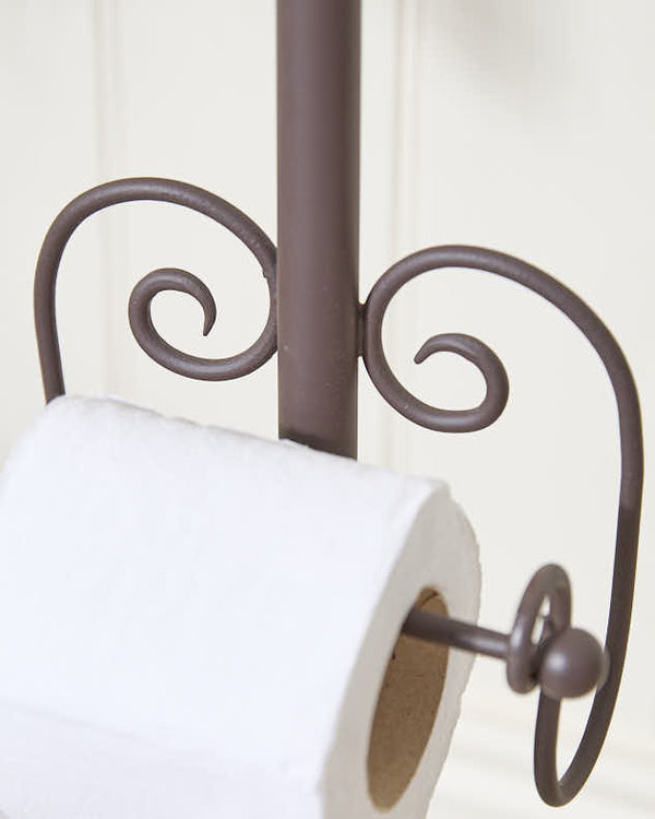 Dibor Scrolled Freestanding Toilet Roll Holder