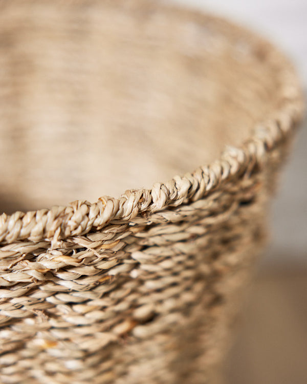Dibor Seagrass Round Waste Paper Basket
