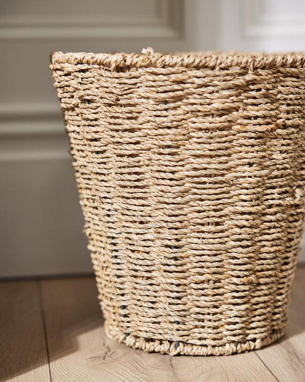 Dibor Seagrass Round Waste Paper Basket