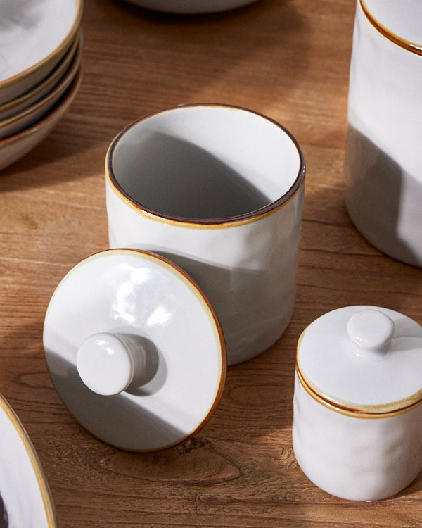 Dibor Seda Grey Ceramic Jars