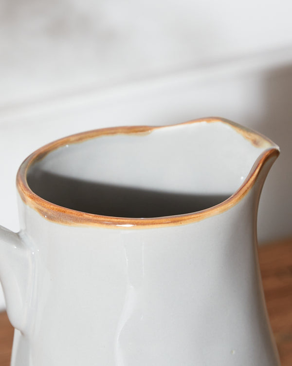 Dibor Seda Grey Ceramic Pitcher Jug