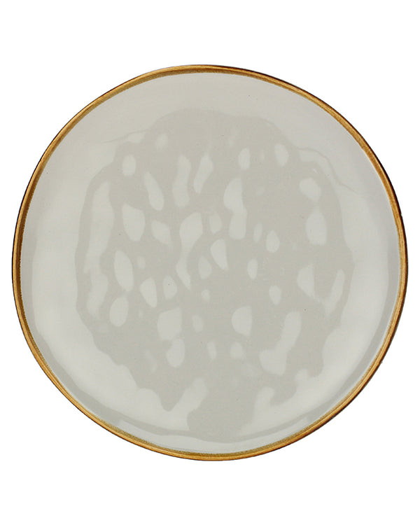 Dibor Seda Grey Ceramic Salad Plate