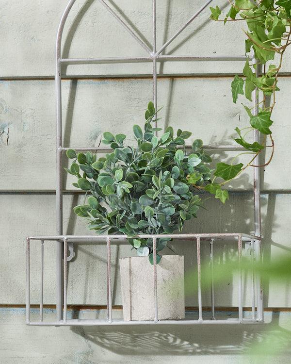 Dibor Set Of 2 Arched Iron Wall Planters