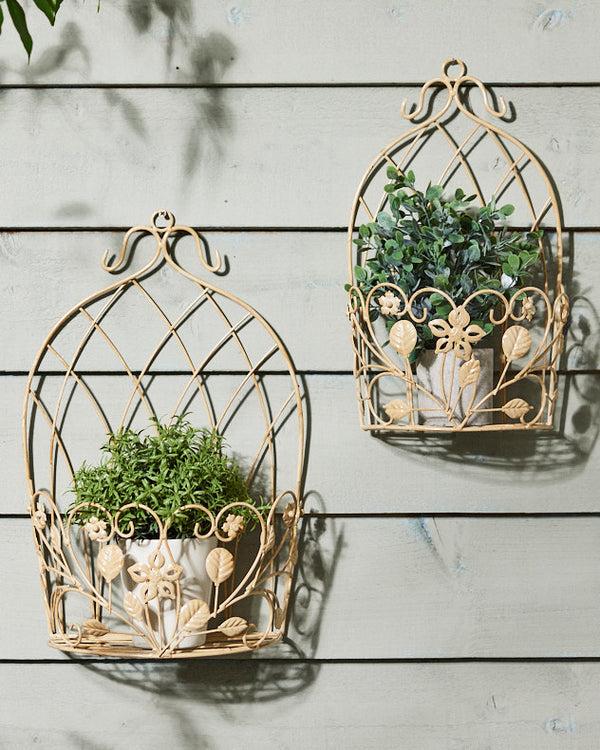 dibor Set of 2 Arched Wall Planters