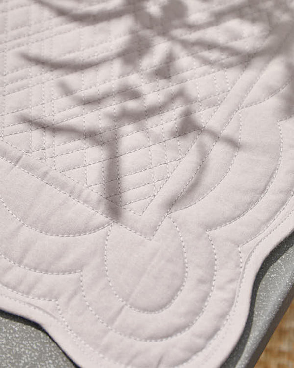 Dibor Set Of 2 Bella Perle Quilted Placemats