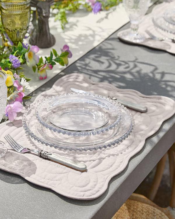 dibor Set of 2 Bella Perle Quilted Placemats