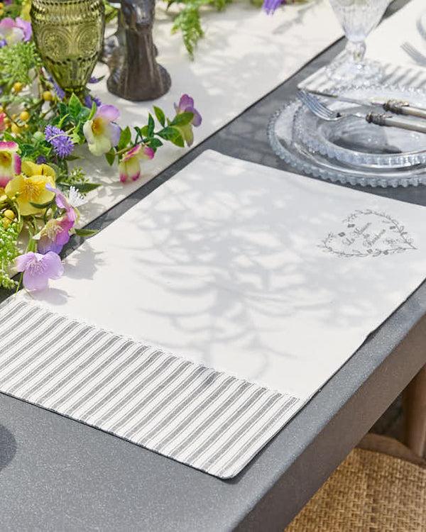 Dibor Set Of 2 Bonheur Fabric Placemats