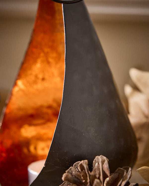 Dibor Set Of 2 Copper Hanging Candle Holders