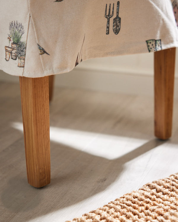 Dibor Set Of 2 Country Print Dining Chairs