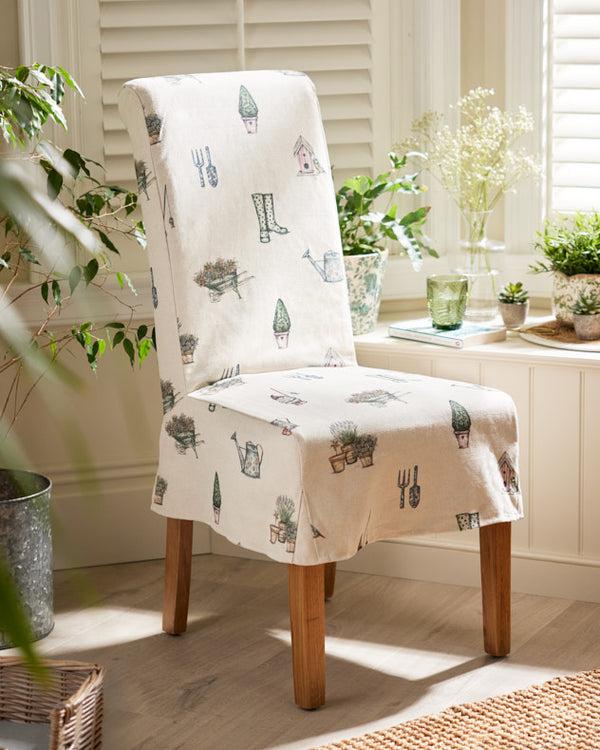 dibor Set of 2 Country Print Dining Chairs