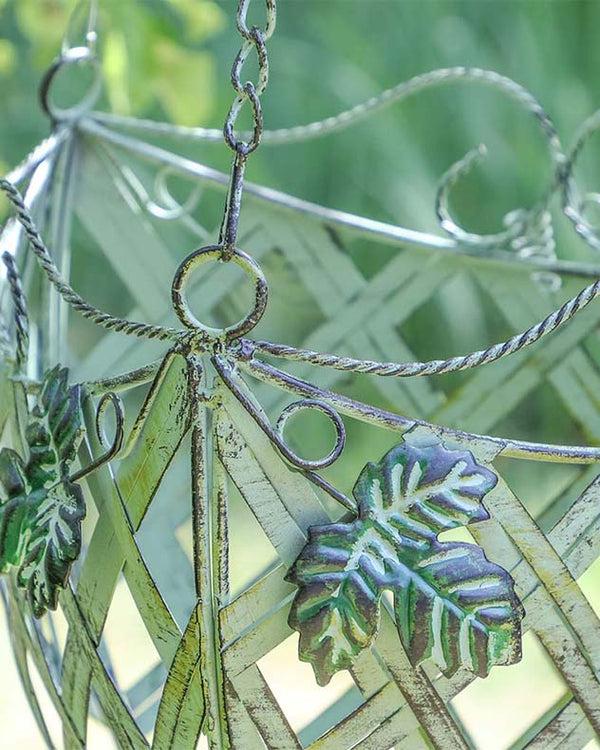 Dibor Set Of 2 Green Vintage Hanging Baskets