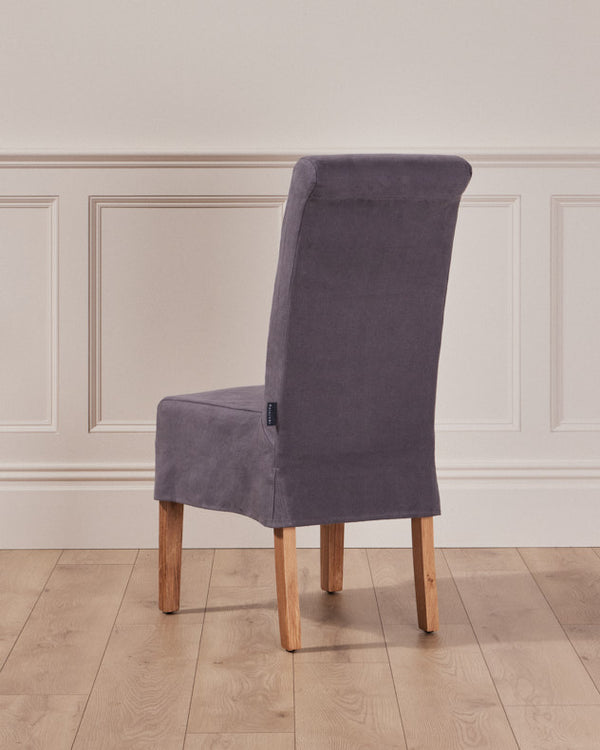 Dibor Set Of 2 Grey Dining Chairs