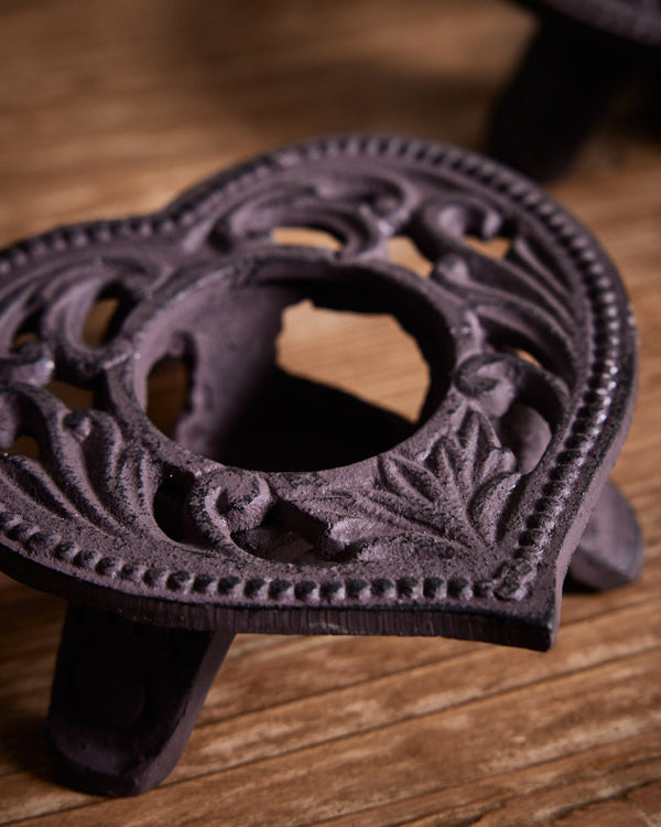 Dibor Set Of 2 Heart Tealight Candle Holders