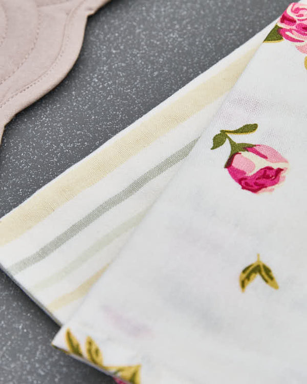 Dibor Set Of 2 Helmsley Blush Cloth Napkins