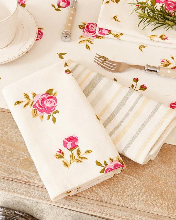 Dibor Set Of 2 Helmsley Blush Cloth Napkins
