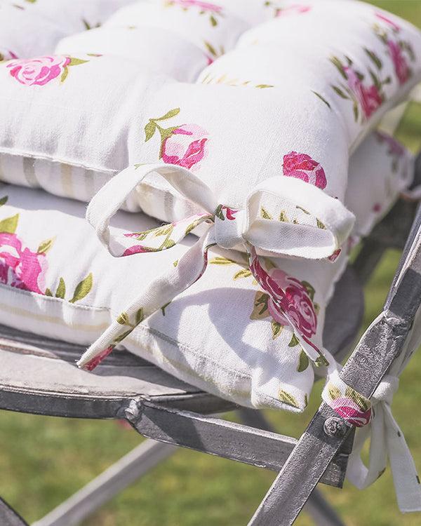 Dibor Set Of 2 Helmsley Blush Garden Seat Pads