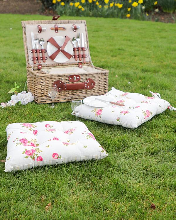 Dibor Set Of 2 Helmsley Blush Garden Seat Pads