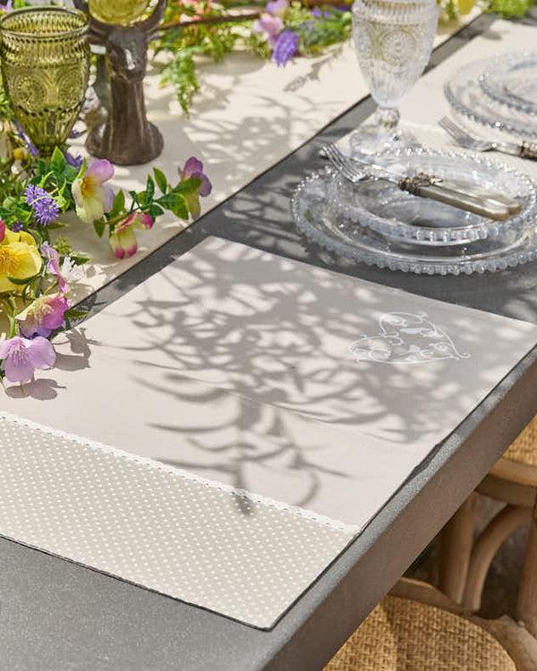 Dibor Set Of 2 Love Birds Fabric Placemats