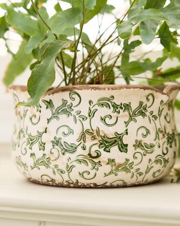 Dibor Set Of 2 Mediterreanean Style Planters