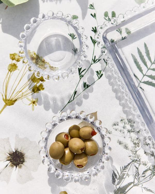 Dibor Set Of 2 Mini Bella Perle Glass Bowls