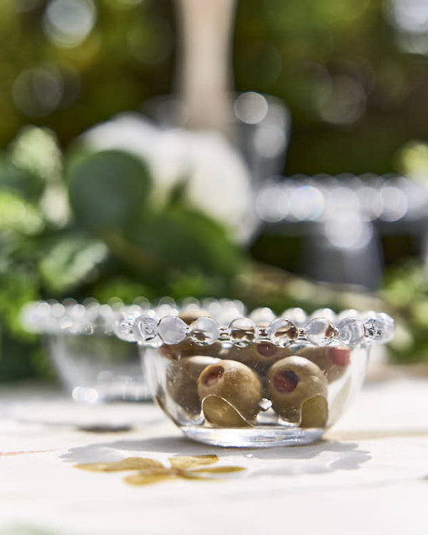 Dibor Set Of 2 Mini Bella Perle Glass Bowls