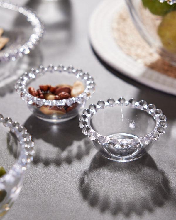 dibor Set of 2 Mini Bella Perle Glass Bowls
