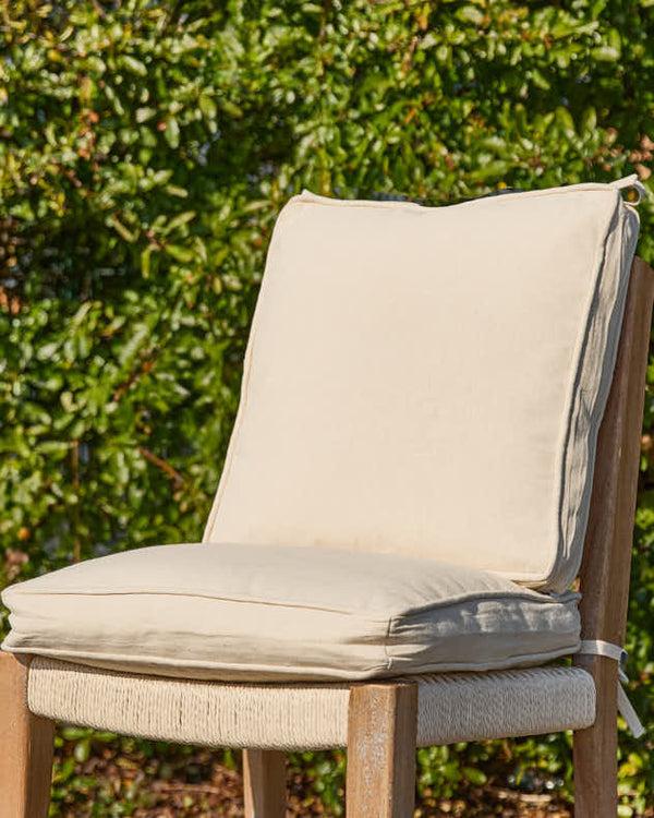 dibor Set of 2 Natural Beige Garden Seat Cushions