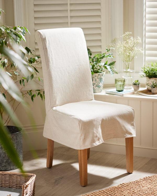 dibor Set of 2 Natural Dining Chairs
