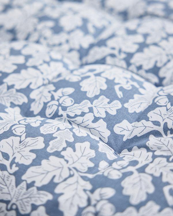 Dibor Set Of 2 Oakwood Leaf Print Seat Pads